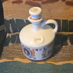 1995 Ceramic Decanter with Patriotic Design